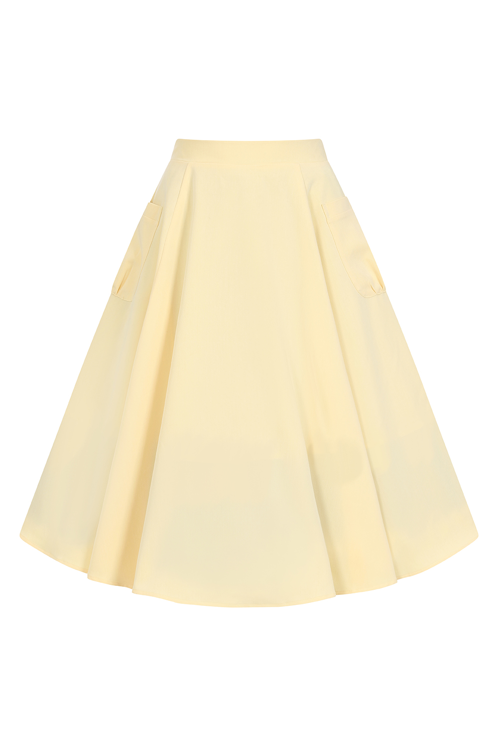 Julie Yellow Swing Skirt